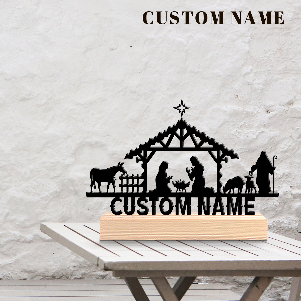 1Pc Csutom Name Jesus's Bitrth - Home Office Decor incelemesi ve fiyatı