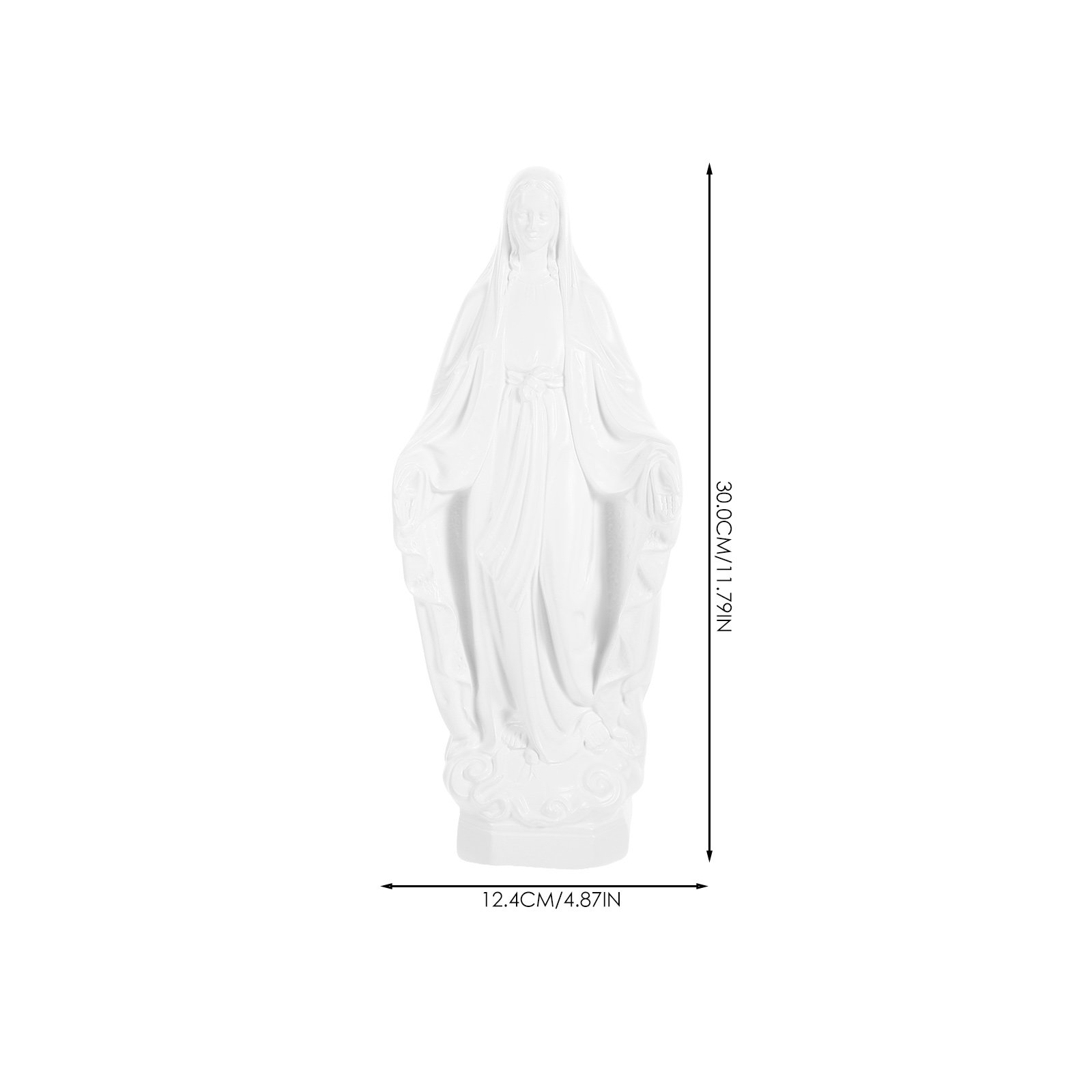Virgin Mary Statue Resin Catho - Home Office Bookshelves incelemesi ve fiyatı