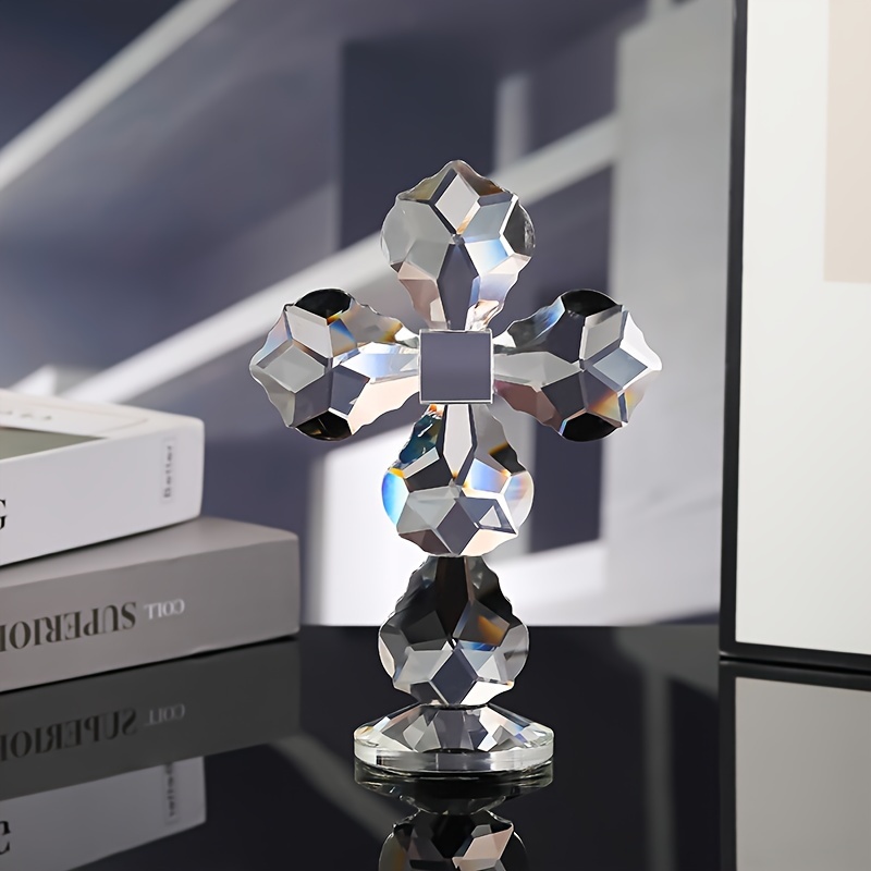 Classic Crystal Cross Statue - - Home Office Feng Shui incelemesi ve fiyatı