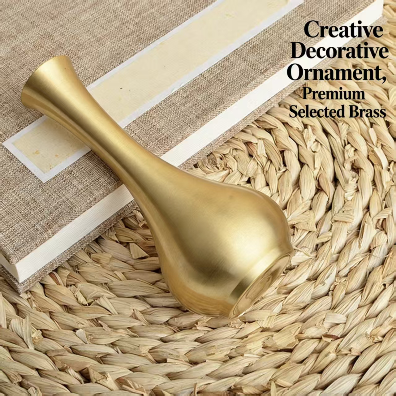 Minimalist Brass Bud Vase, Sli - Home Office Form incelemesi ve fiyatı