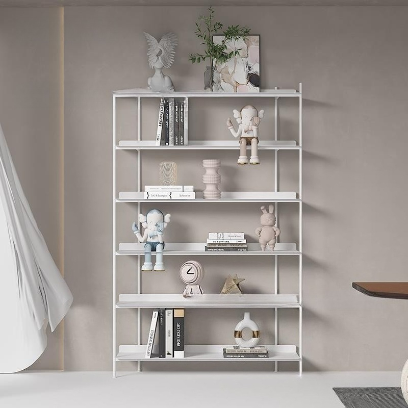 Nordic light luxury wrought ir - Home Office Bookshelves incelemesi ve fiyatı