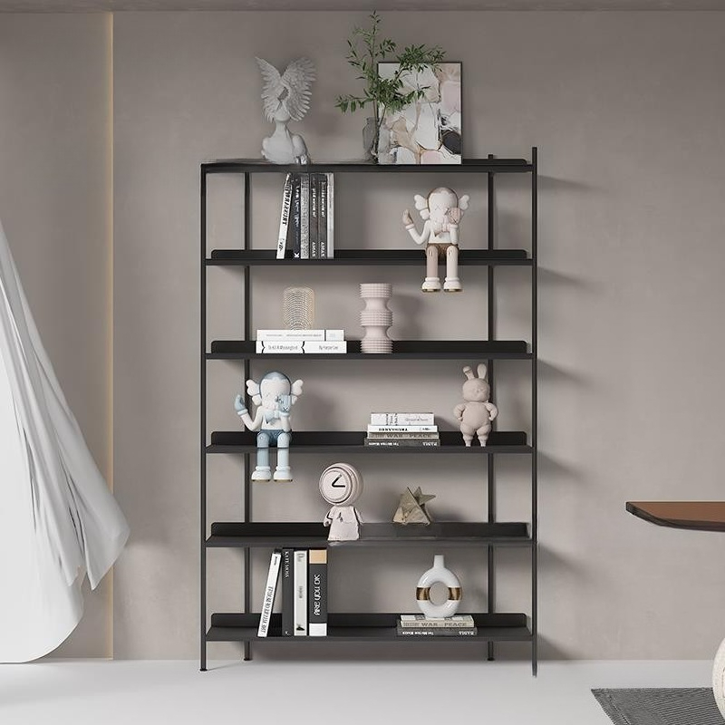 Nordic light luxury wrought ir - Home Office Bookshelves incelemesi ve fiyatı
