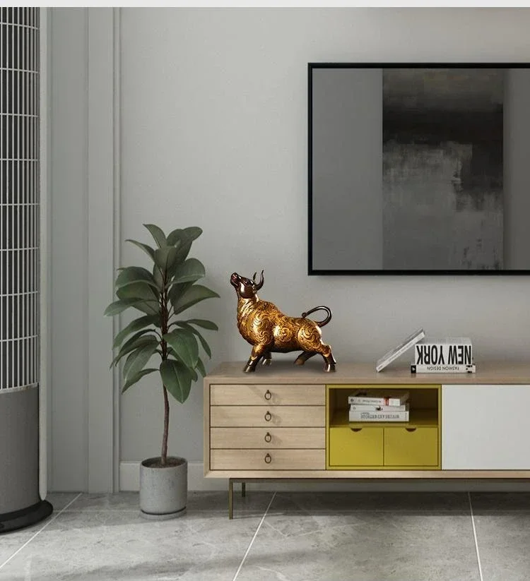 Feng Shui Copper Animal Cow Or - Home Office Feng Shui incelemesi ve fiyatı
