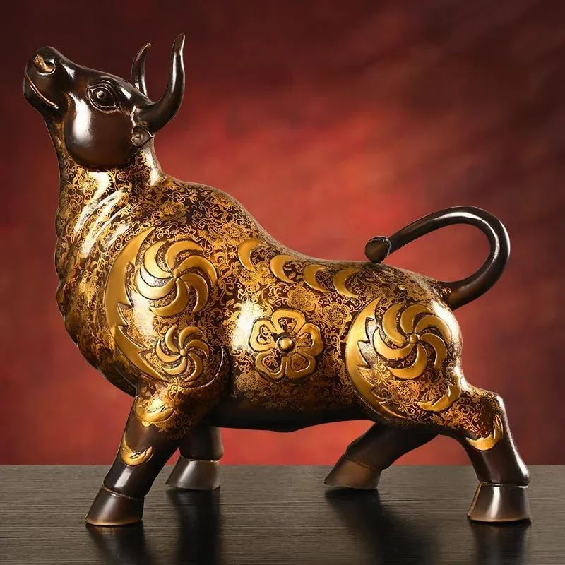 Feng Shui Copper Animal Cow Or - Home Office Feng Shui incelemesi ve fiyatı