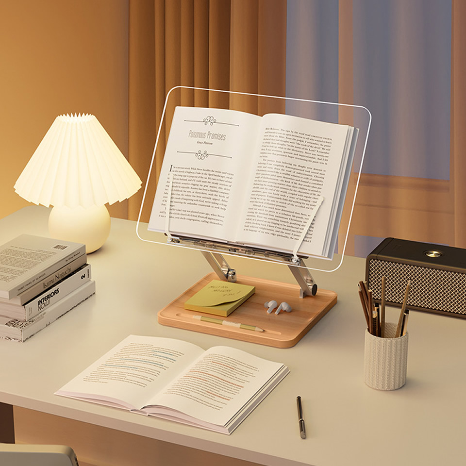 Wooden Reading Stand with ligh - Home Office Organization incelemesi ve fiyatı