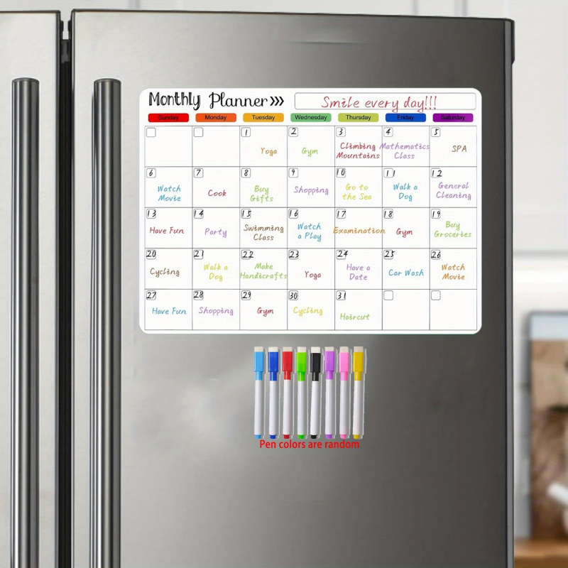 Large Size Magnetic Dry Erase  - Magnetic Calendar Board incelemesi ve fiyatı