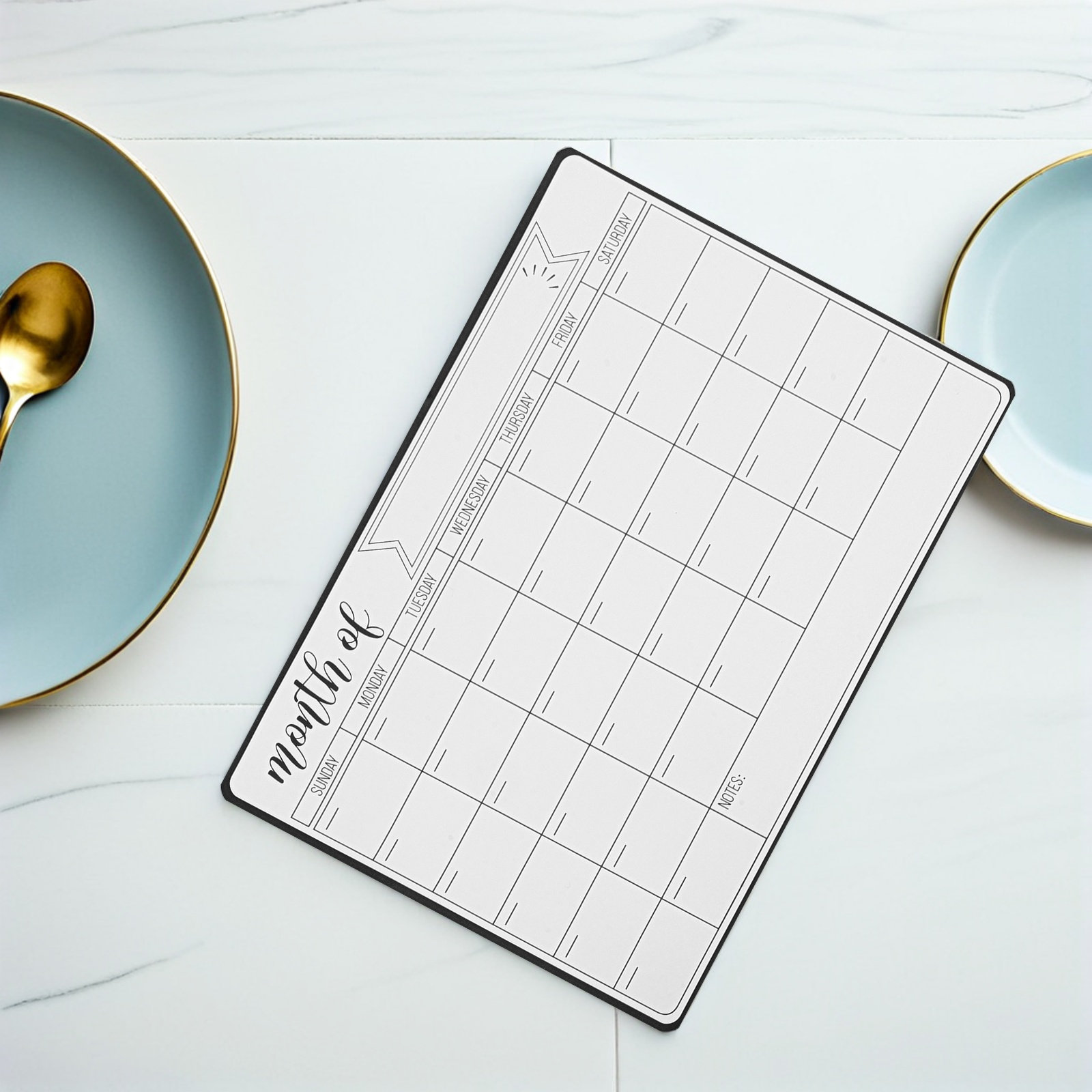 4Pcs Magnetic Whiteboard Month - Magnetic Calendar Board incelemesi ve fiyatı