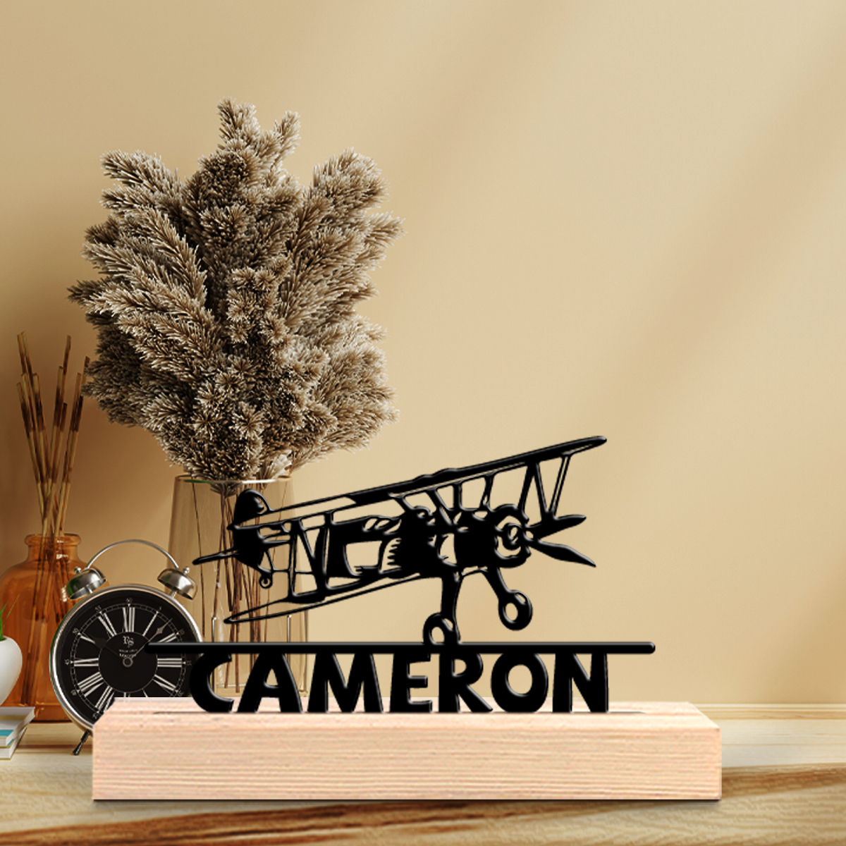 1Pc Csutom Name Jet Aircraft W - Home Office Decor incelemesi ve fiyatı