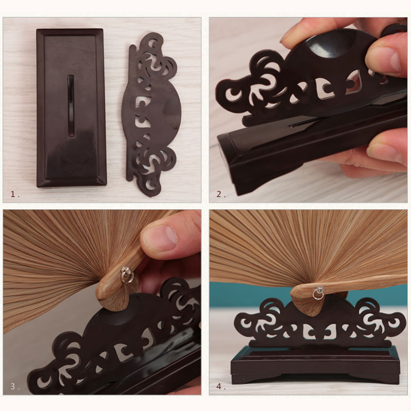 Vintage Art Style Folding Fan  - Home Office Hidden Desk incelemesi ve fiyatı