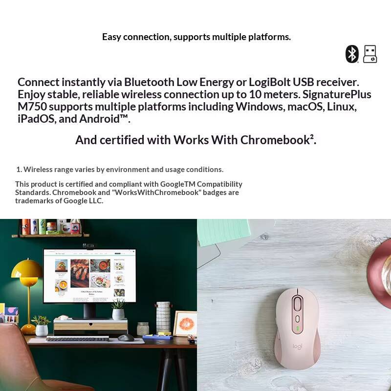Logitech M750 Ergonomic Blueto - Home Office For Mac incelemesi ve fiyatı