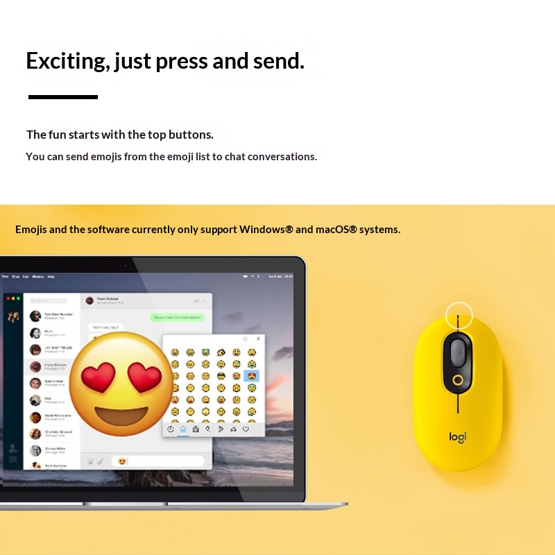Logitech M350 POP Wireless Mou - Home Office For Mac incelemesi ve fiyatı