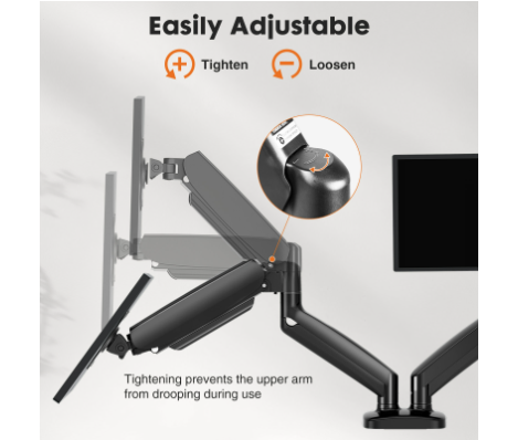 Dual Monitor Stand Arm, Gas Sp - Monitor Riser Stand incelemesi ve fiyatı