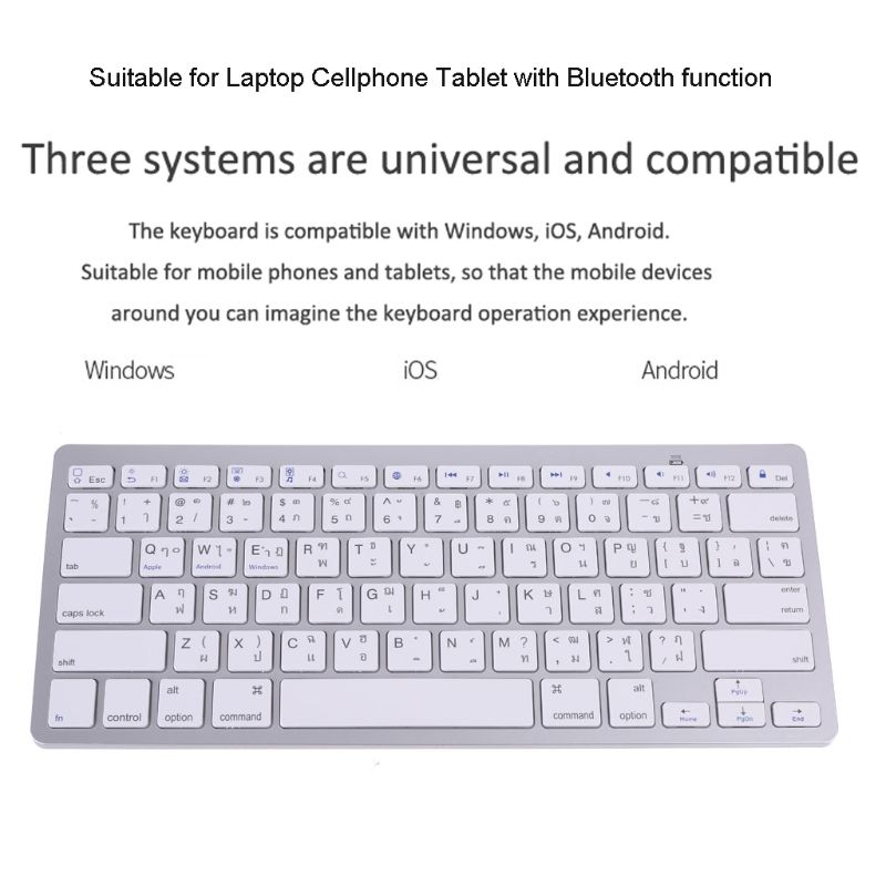 78-key Thai Wireless Keyboard  - Home Office For Mac incelemesi ve fiyatı