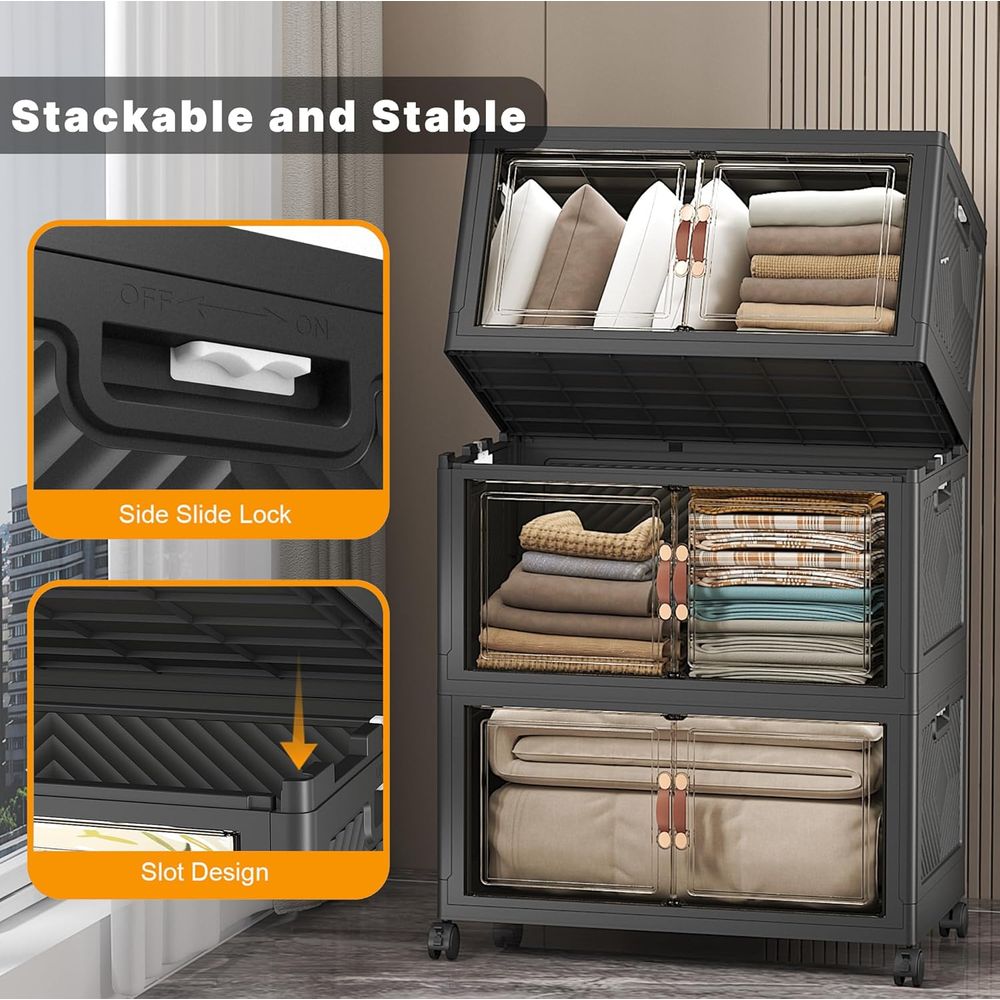 Large Stackable Storage Bins w - Home Office Organization incelemesi ve fiyatı
