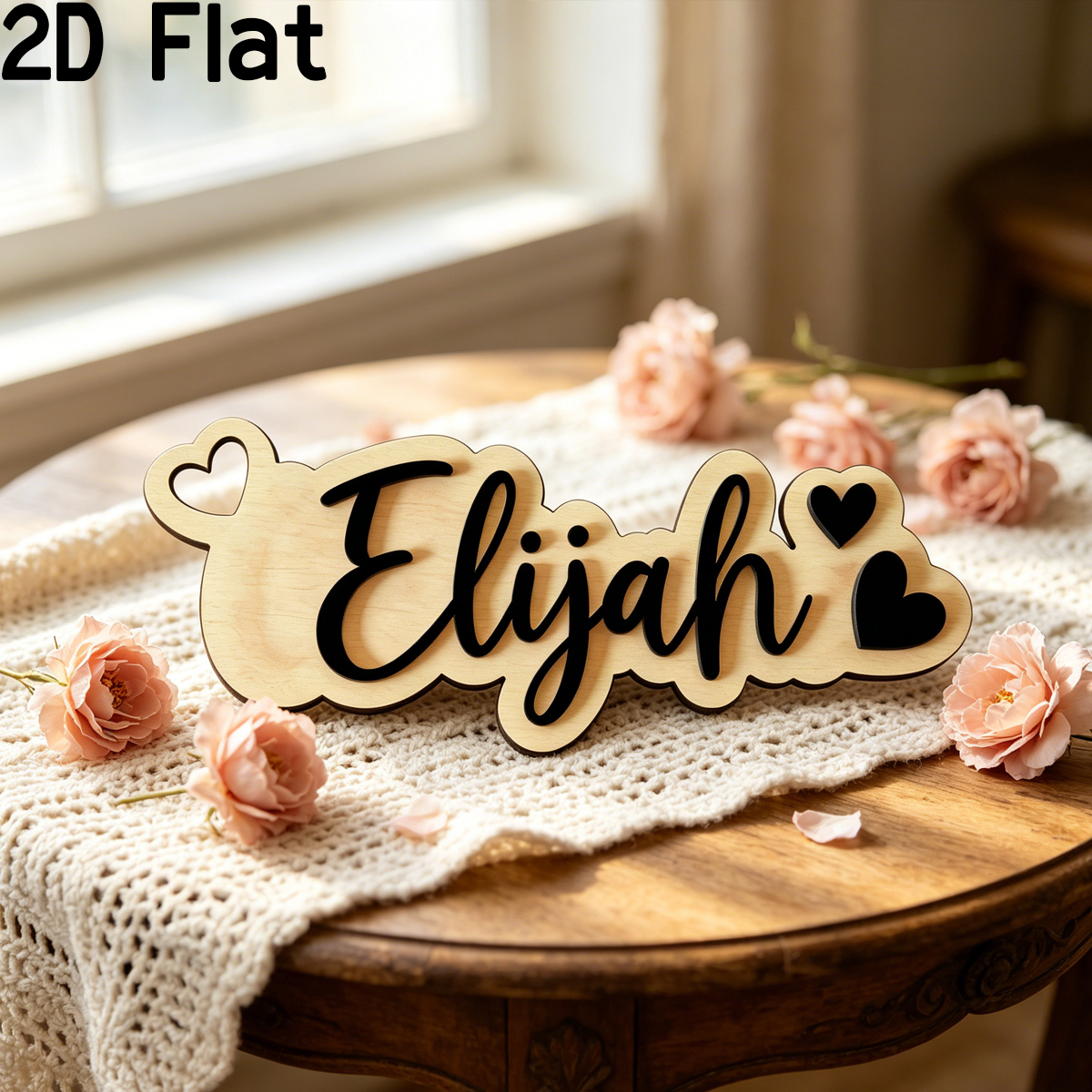 1Pc Custom Love Decor Wooden A - Home Office Decor incelemesi ve fiyatı