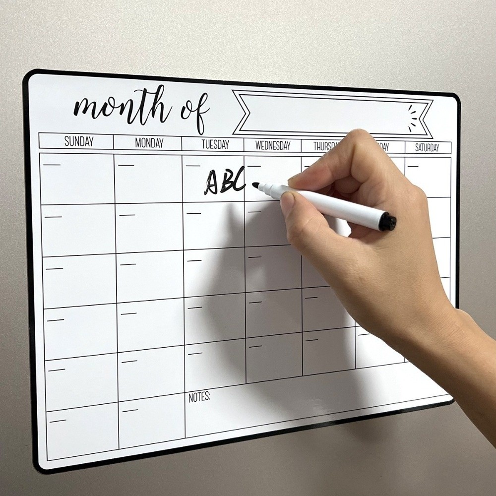 Portable Magnetic Dry Erase Ca - Magnetic Calendar Board incelemesi ve fiyatı