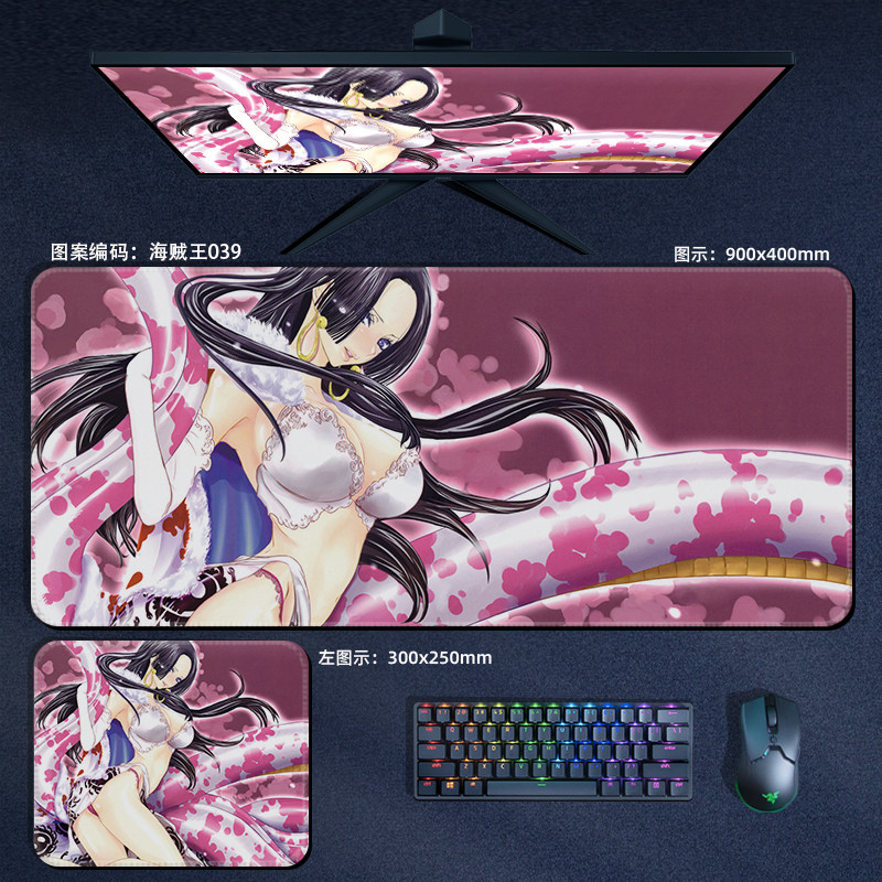 Anime ONE PIECE Leather Mouse  - Home Office Hidden Desk incelemesi ve fiyatı