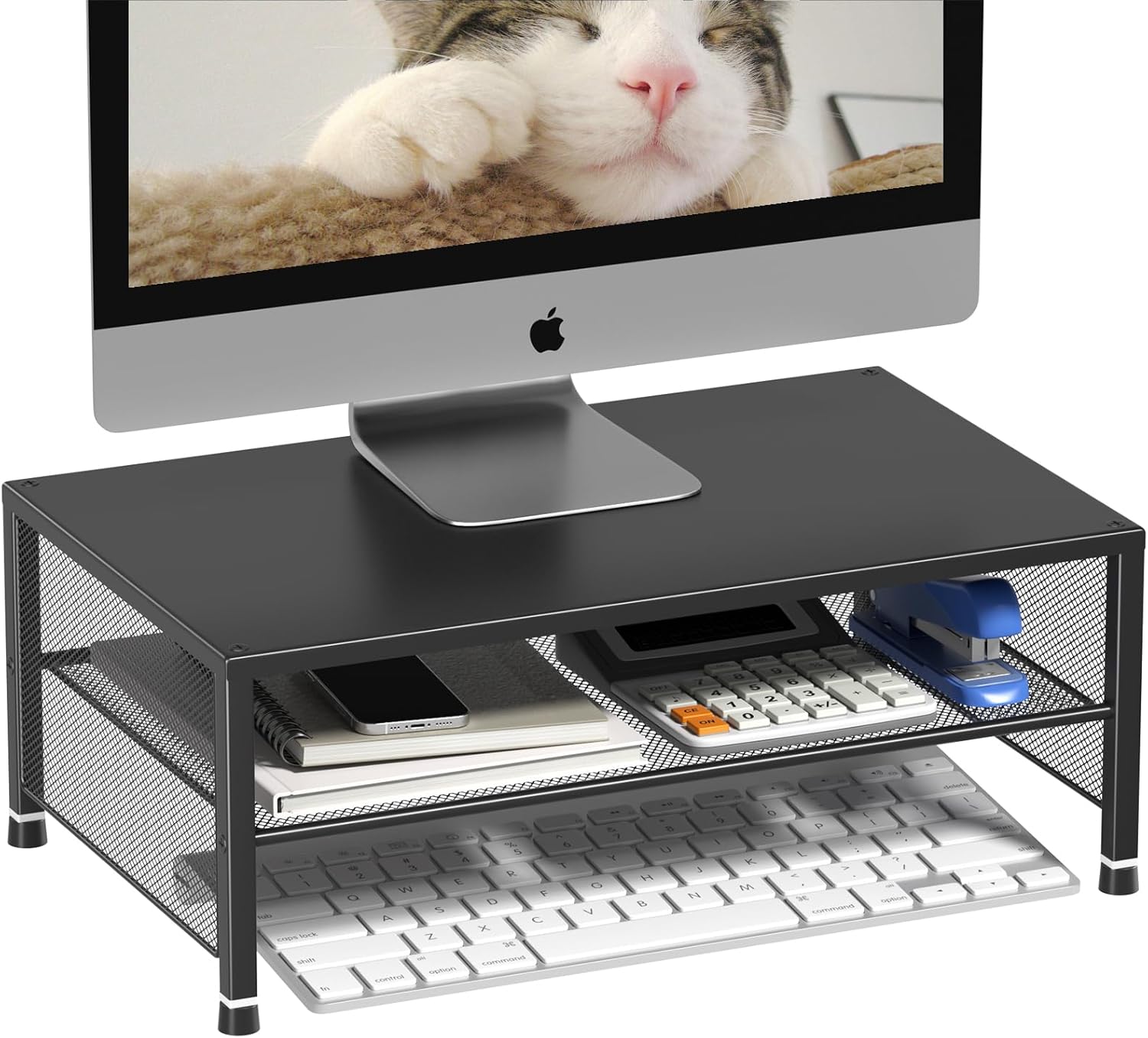 2-Tier Monitor Stand with Desk - Monitor Riser Stand incelemesi ve fiyatı