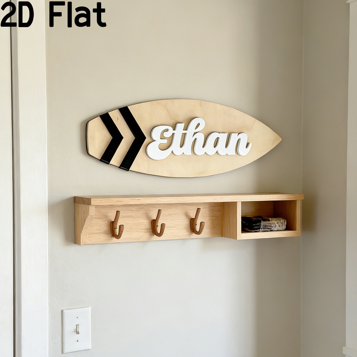 1Pc Custom Surfboard Wooden Ac - Home Office Decor incelemesi ve fiyatı