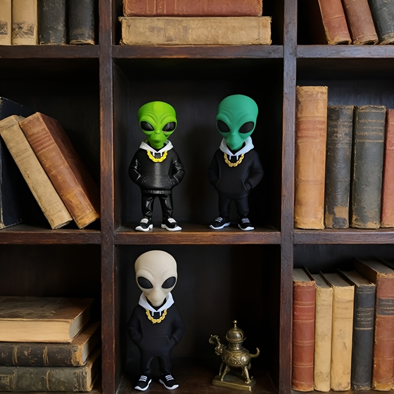 1 Piece Green Alien Figure wit - Home Office Bookshelves incelemesi ve fiyatı