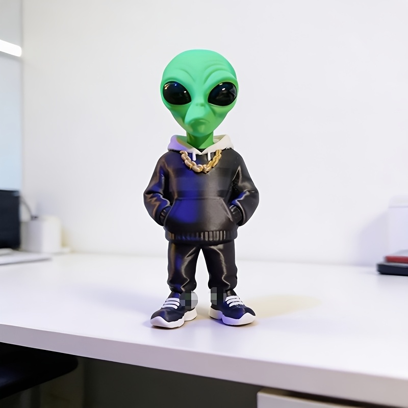 1 Piece Green Alien Figure wit - Home Office Bookshelves incelemesi ve fiyatı