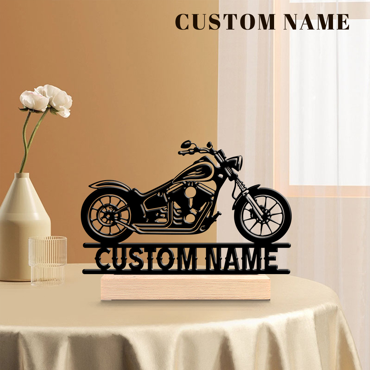 1Pc Csutom Name Road Motorbike - Home Office Decor incelemesi ve fiyatı