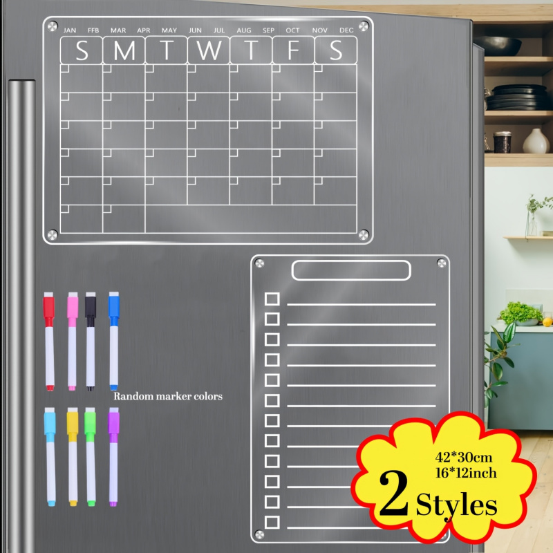 Acrylic Magnetic Calendar for  - Magnetic Calendar Board incelemesi ve fiyatı