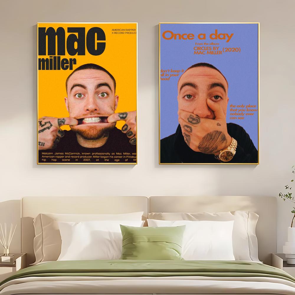 Rapper M-Mac Miller Poster HD  - Home Office For Mac incelemesi ve fiyatı