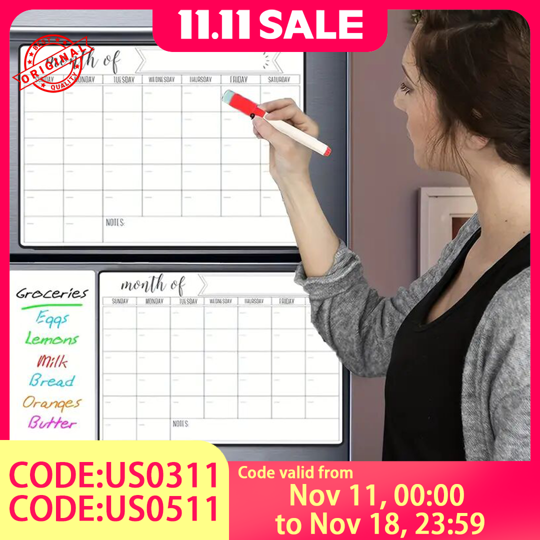 28x21 Inch Magnetic Monthly Pl - Magnetic Calendar Board incelemesi ve fiyatı